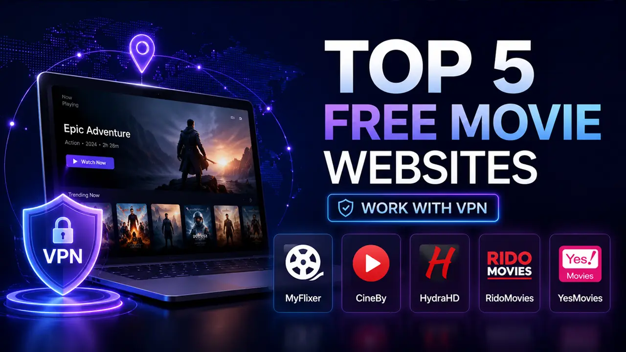 Top 5 Free Movie Websites That Work With VPN